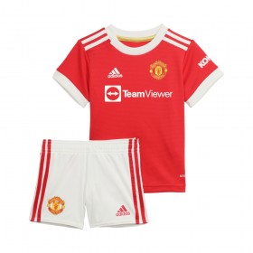 Camisolas de futebol Manchester United Criança Equipamento Principal 2021/22 Manga Curta